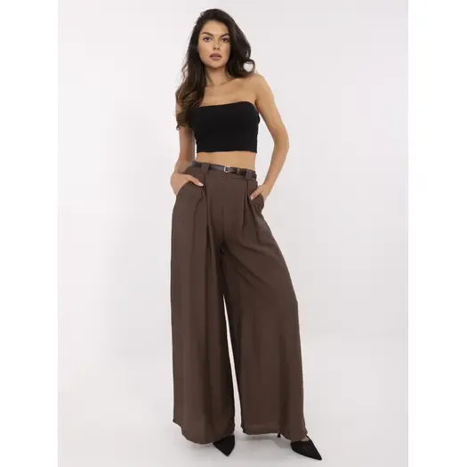 Spodnie-MI-SP-A2476.95-brązowy