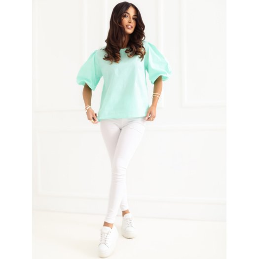 Bluzka-MI-BZ-3391.71-mietowy 2