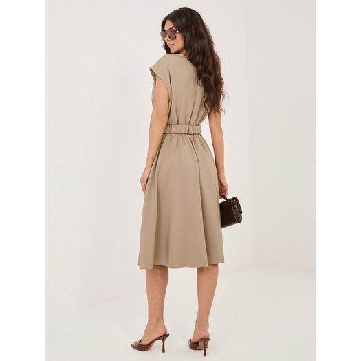 Sukienka-MI-SK-3430-1.01-ciemny bezowy 3