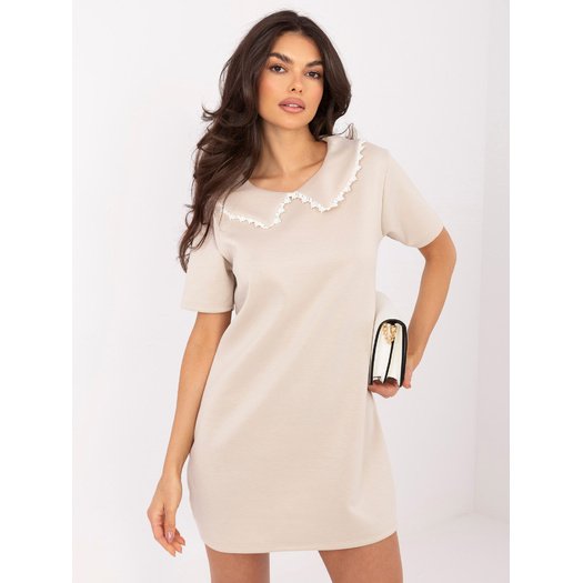 Sukienka-MI-SK-4313.83-beżowy 2