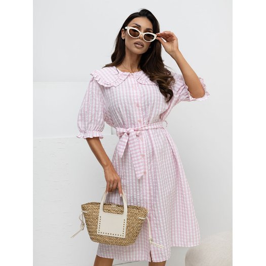 Sukienka-MI-SK-32807-1.17P-jasny r&oacute;żowy 2