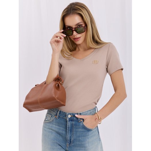 T-shirt-RV-TS-A1361.65-ciemny bezowy 1