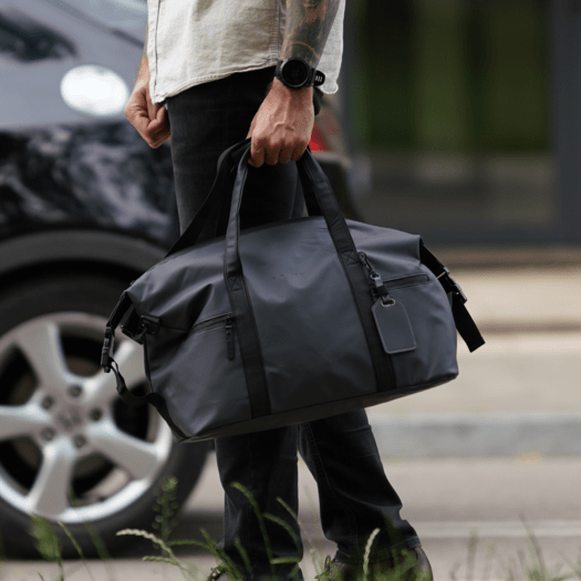 Weekendowa torba podróżna Solier S41 TRAVON Grey 4
