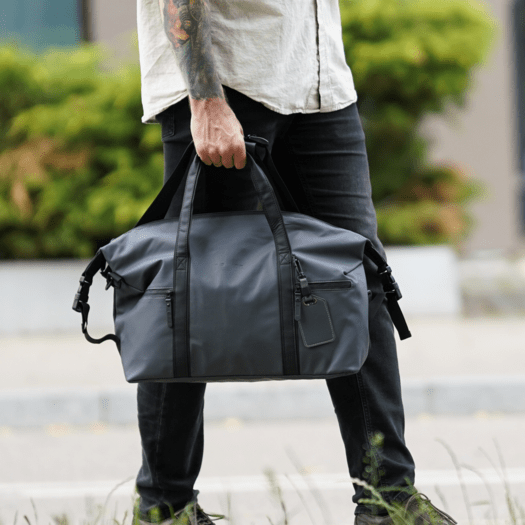 Weekendowa torba podróżna Solier S41 TRAVON Grey 5