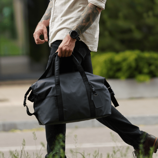 Weekendowa torba podróżna Solier S41 TRAVON Grey 3
