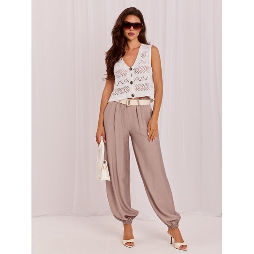 Spodnie-IT-SP-10368.34-ciemny bezowy 4
