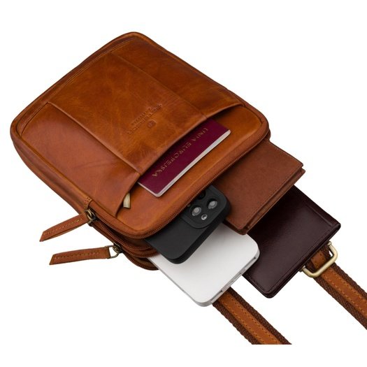 Men's shoulder bag Peterson PTN M22-COW