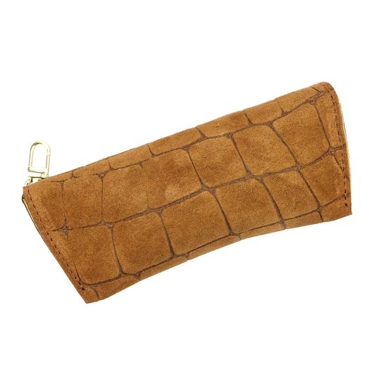 Leather Glasses Case Florence BRE-13 CROCO