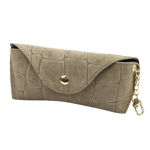 Leather Glasses Case Florence BRE-13 CROCO