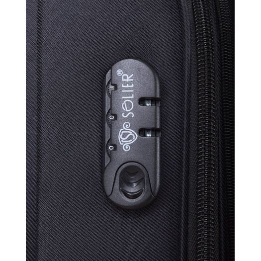 Liels viegls ladamin l Solier STL1311 - melns/sarkans 5