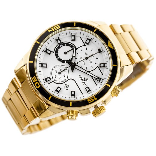 ZEGAREK MĘSKI PERFECT CH02M - CHRONORGAF (zp356d)