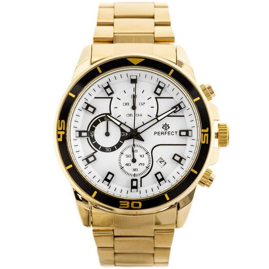 ZEGAREK MĘSKI PERFECT CH02M - CHRONORGAF (zp356d)