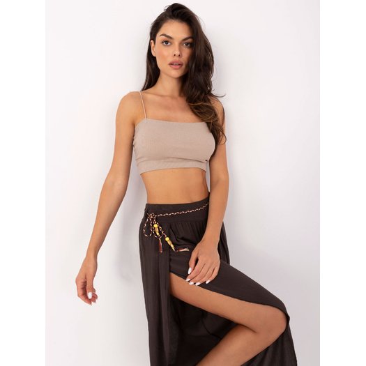 Spodnie-TW-SP-BI-81378.24P-ciemny brązowy