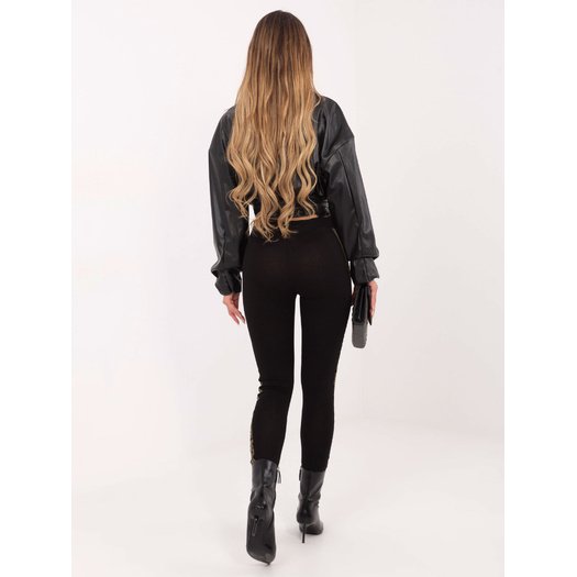 Tamprės moterims -LA-LG-T-45.78P-juoda ir auksinė 7