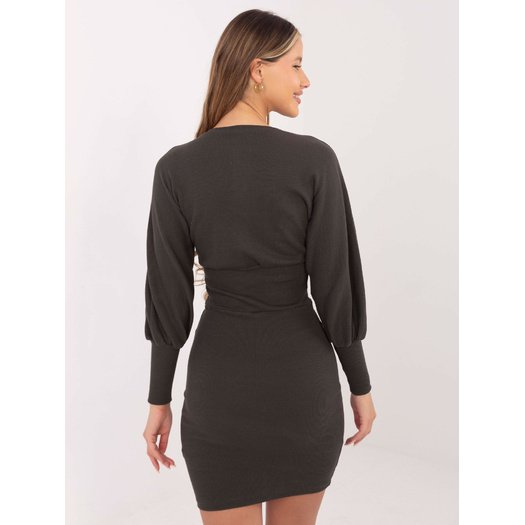 Suknelė-RV-SK-6079.65-tamsus chaki 12