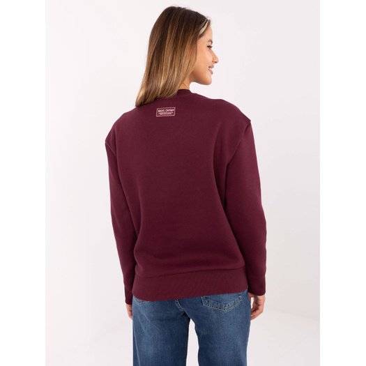 Bluza-D10608BC02801A4NO-bordowy 4