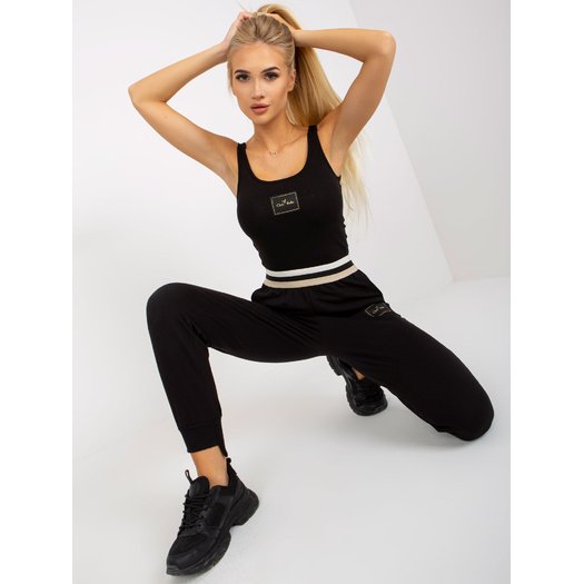 Sportinės kelnės-TW-DR-OB030.57-juodos