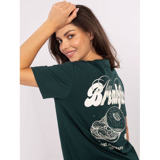 T-shirt-D12022M02645R-ciemny zielony 3