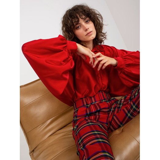 Koszula-DHJ-KS-15257.53P-ciemny czerwony 3