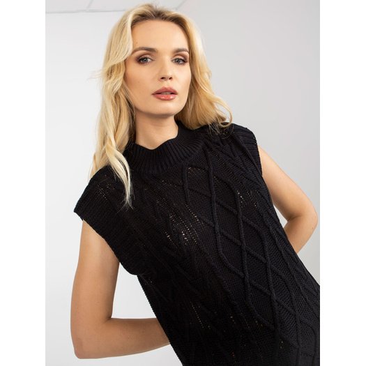 Liemenė-D90027W90785B3-juoda
