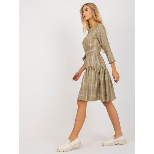 Suknelė-LK-SK-507786.16P-juoda-geltona