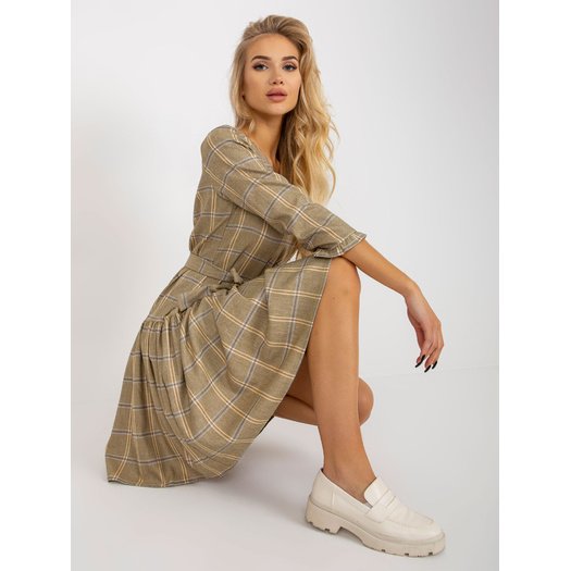 Suknelė-LK-SK-507786.16P-juoda-geltona