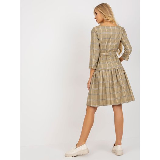 Suknelė-LK-SK-507786.16P-juoda-geltona