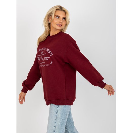 Megztinis-FA-BL-8138.23-bordo