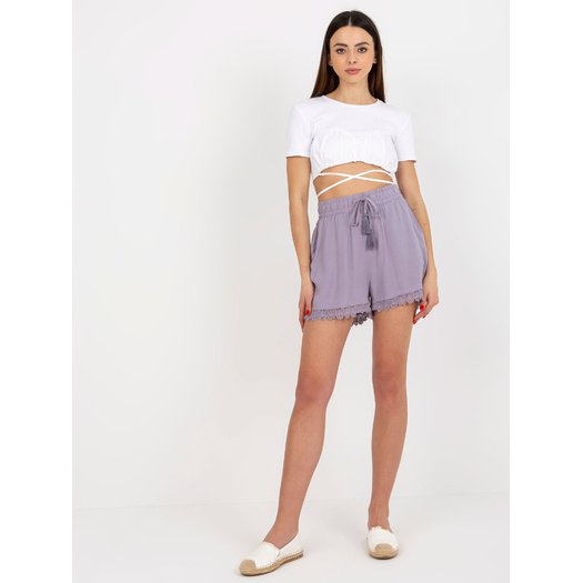 Šortai – D73760M62233KB – Šviesiai violetiniai