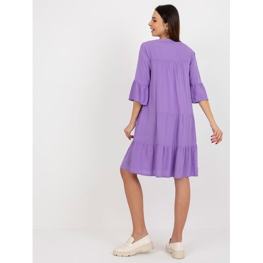 Suknelė - D73761M30214B - violetinė 1