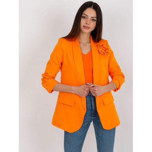 Żakiet-TW-ZT-BI-1071.15-fluo pomarańczowy