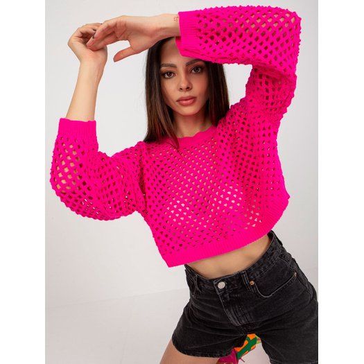 Megztinis-BA-SW-9008.35P-fluo rožinis