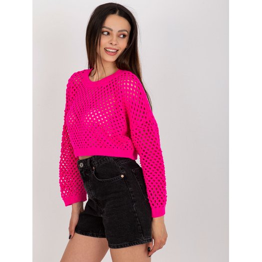 Megztinis-BA-SW-9008.35P-fluo rožinis