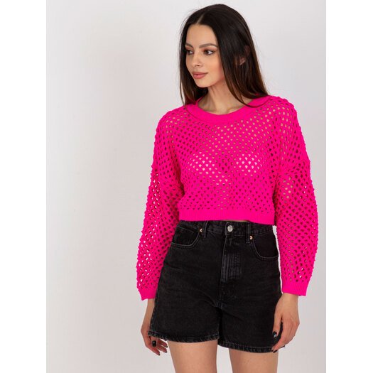 Megztinis-BA-SW-9008.35P-fluo rožinis