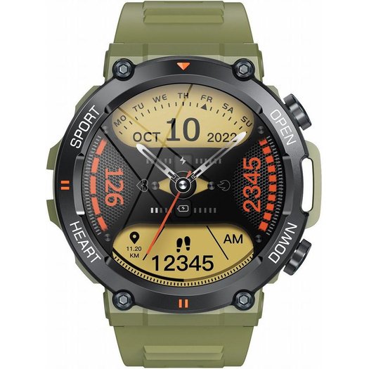 SMARTWATCH MĘSKI Gravity GT7-3 PRO - WYKONYWANIE POŁĄCZEŃ, PULSOKSYMETR (sg018c)