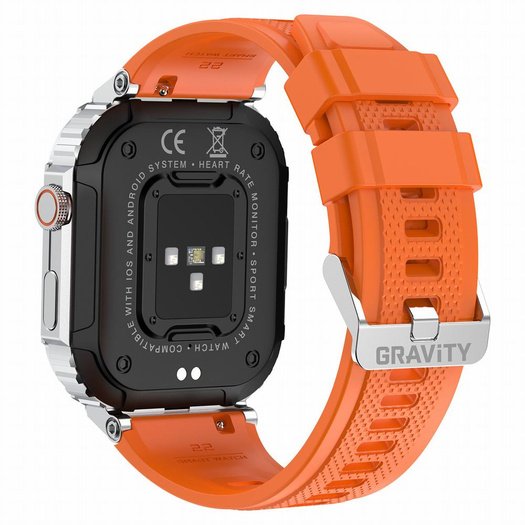 Išmanusis laikrodis vyrams Gravity GT6-4 - Skambinimo funkcija, MONITOR SNU (sg020d)