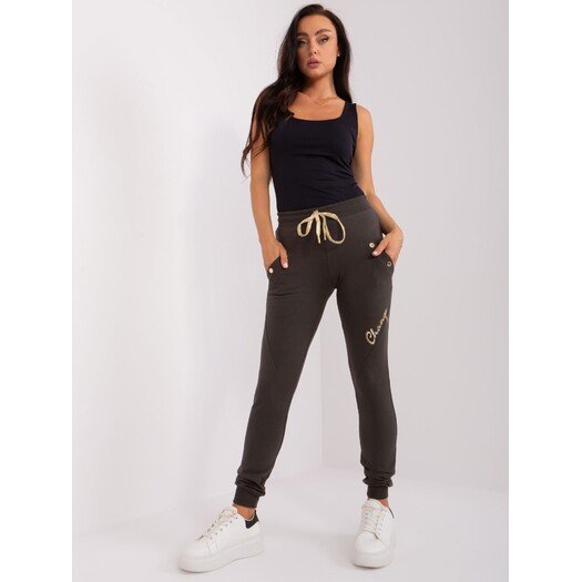 Sportinės kelnės - RV-DR-8544.14P - tamsi chaki