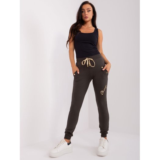 Sportinės kelnės - RV-DR-8544.14P - tamsi chaki