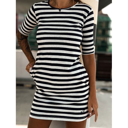 Sukienka-TW-SK-2092.83P-biało-czarny 2