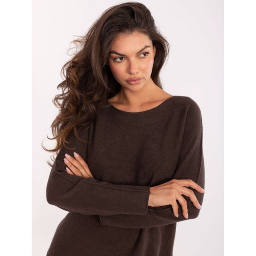 Sweter-IT-SW-2219.63-ciemny brązowy 2