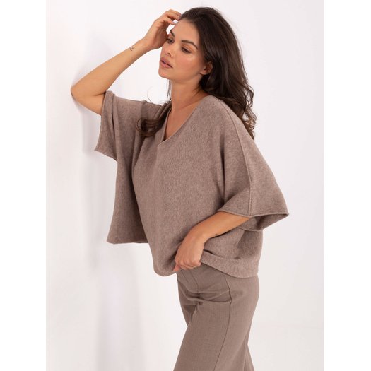 Sweter-IT-SW-2202.52-ciemny bezowy