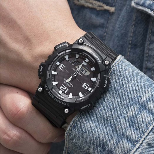Laikrodis vyrams CASIO AQ-S810W 1AV (zd044h) - SOLAR POWERED