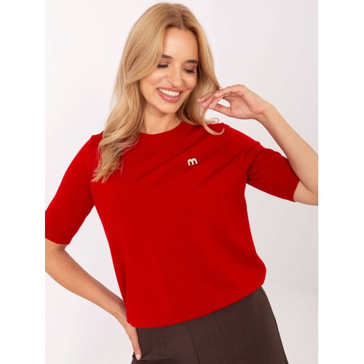 Sweter-PM-SW-Y2508.33-czerwony 3