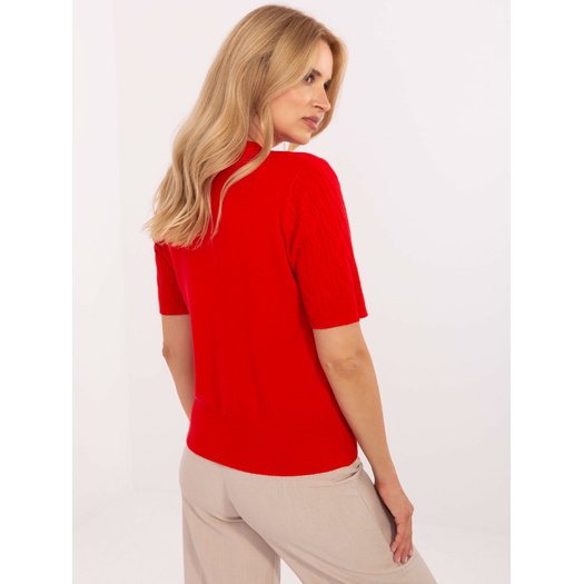 Sweter-PM-SW-N30085.34-czerwony 3