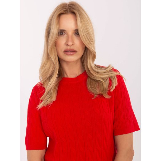 Sweter-PM-SW-N30085.34-czerwony 2