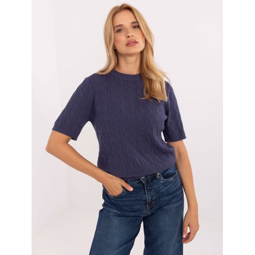 Sweter-PM-SW-N30085.34-granatowy 2