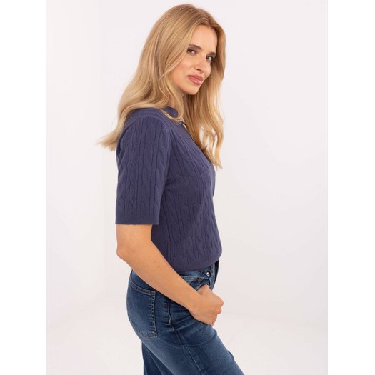 Sweter-PM-SW-N30085.34-granatowy 1