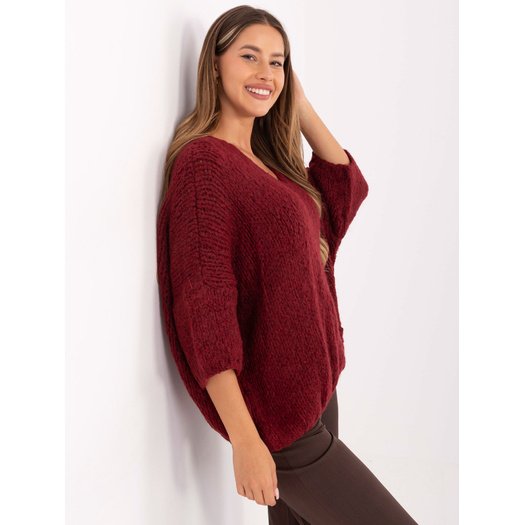 Sweter-IT-SW-7703.70-bordowy 2