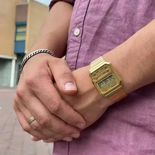 Laikrodis vyrams Casio Retro Vintage A100WEG-9AEF