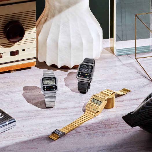 Laikrodis vyrams Casio Retro Vintage A100WEG-9AEF